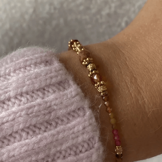 Autumn coloured bracelet